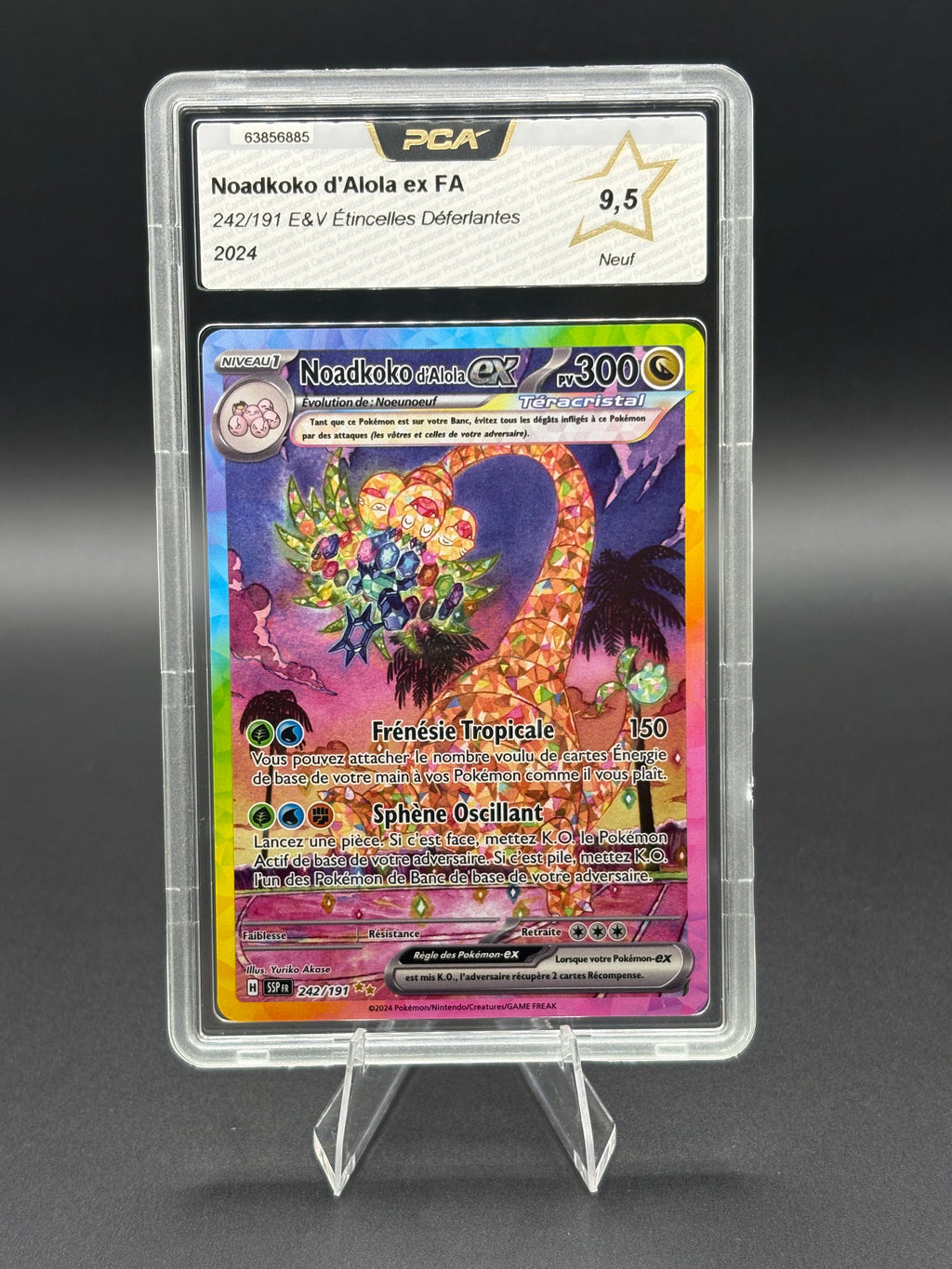 Noadkoko d’alola EX 242/191 PCA 9,5
