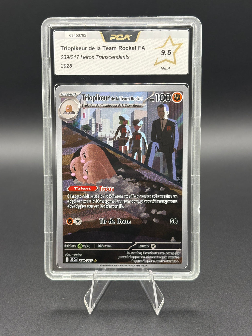 Triopikeur de la team rocket AR 239/217 PCA 9,5