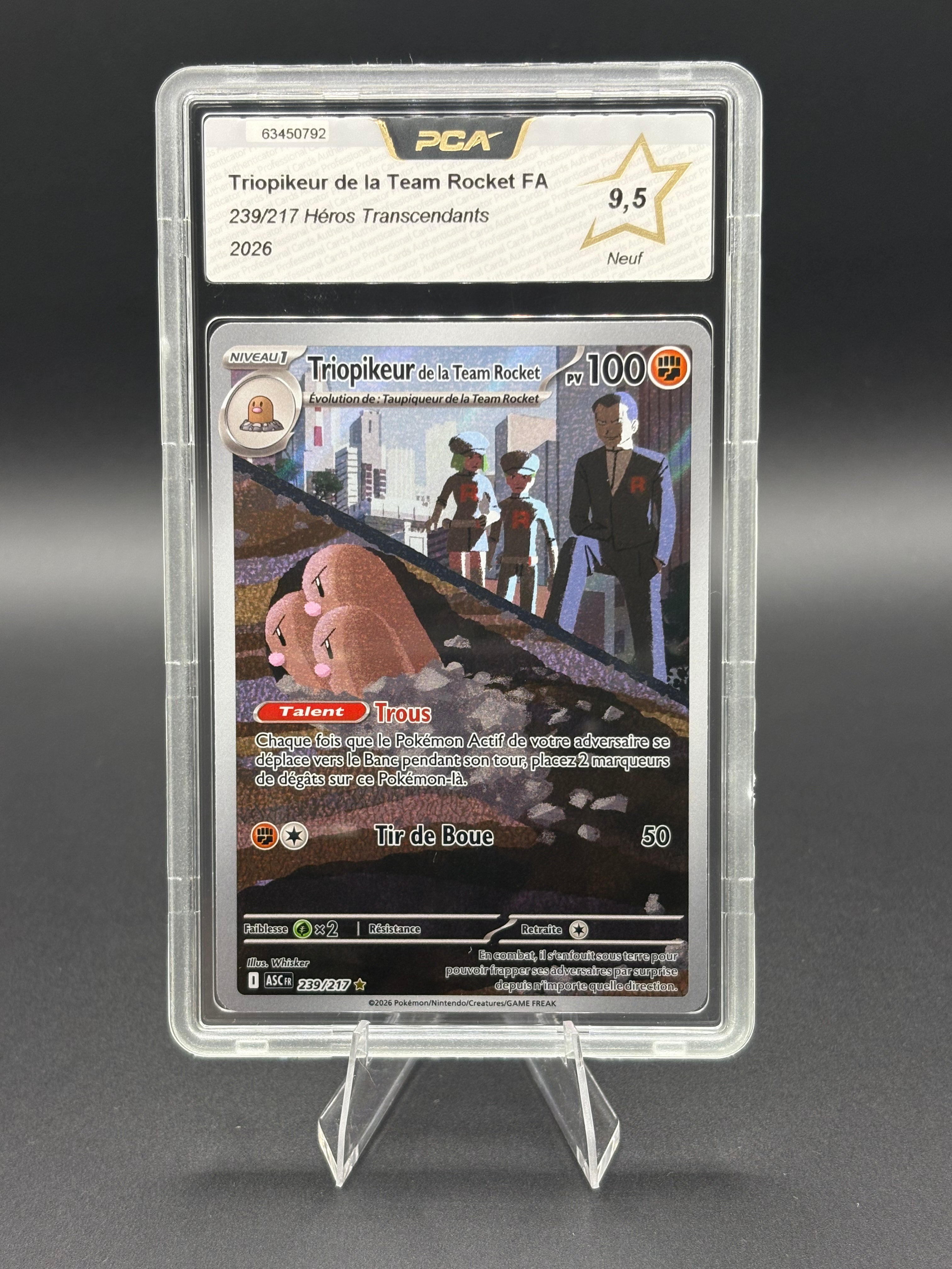 Triopikeur de la team rocket AR 239/217 PCA 9,5