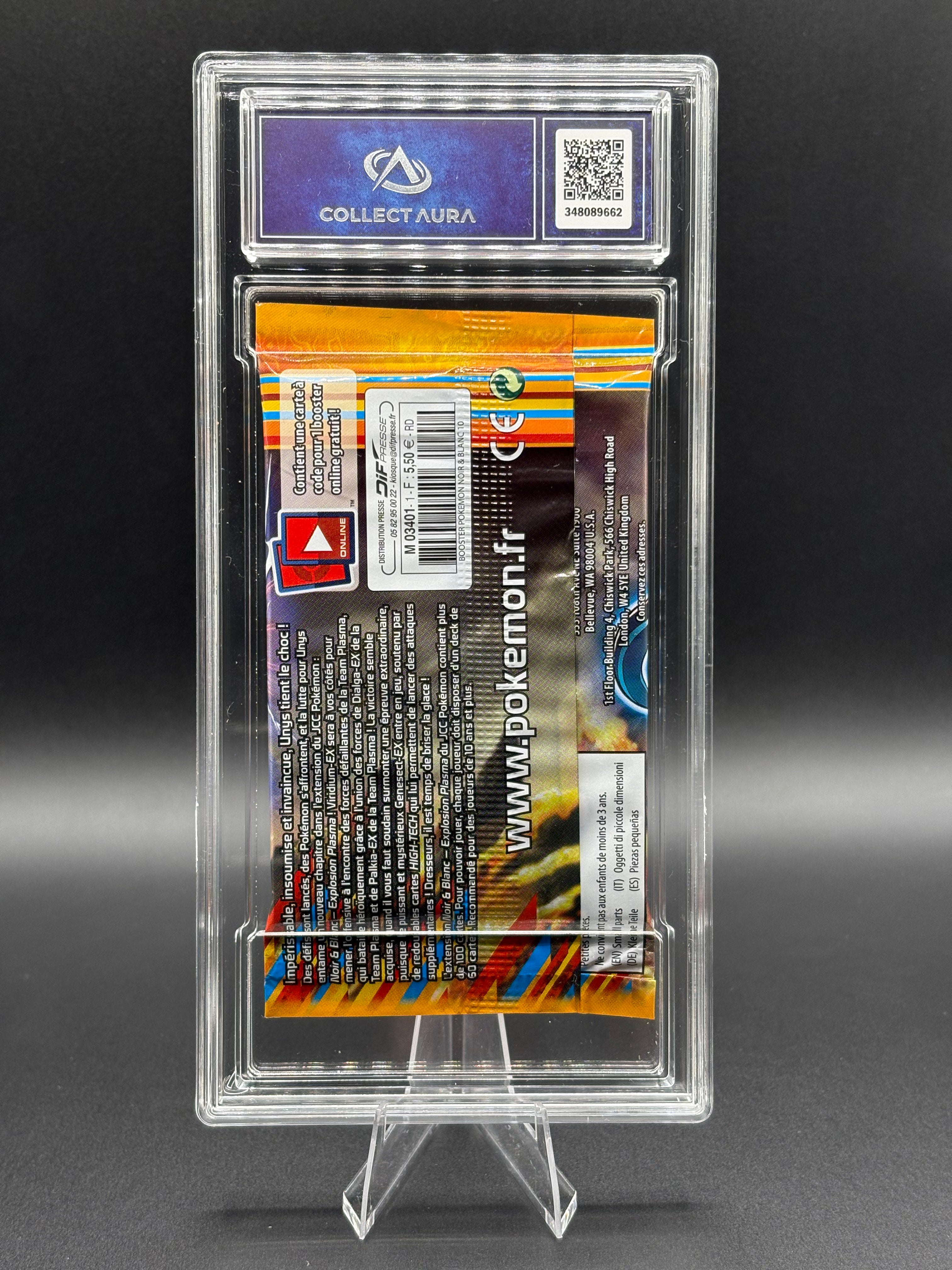 Booster Noir et blanc Explosion plasma gradé CA 9 - Dialga