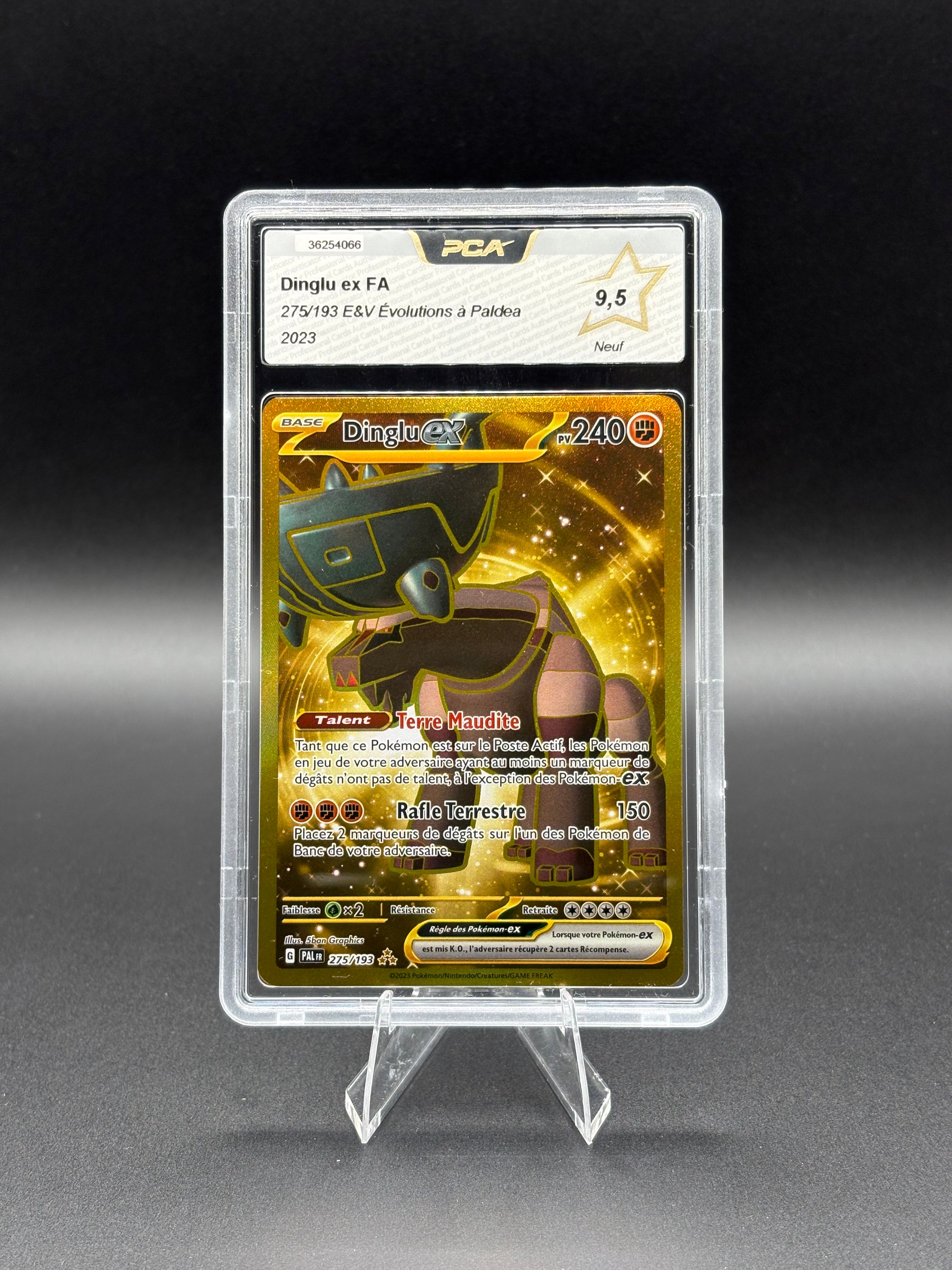 Dinglu Ex Gold 275/193 PCA 9,5 - Carte gradée