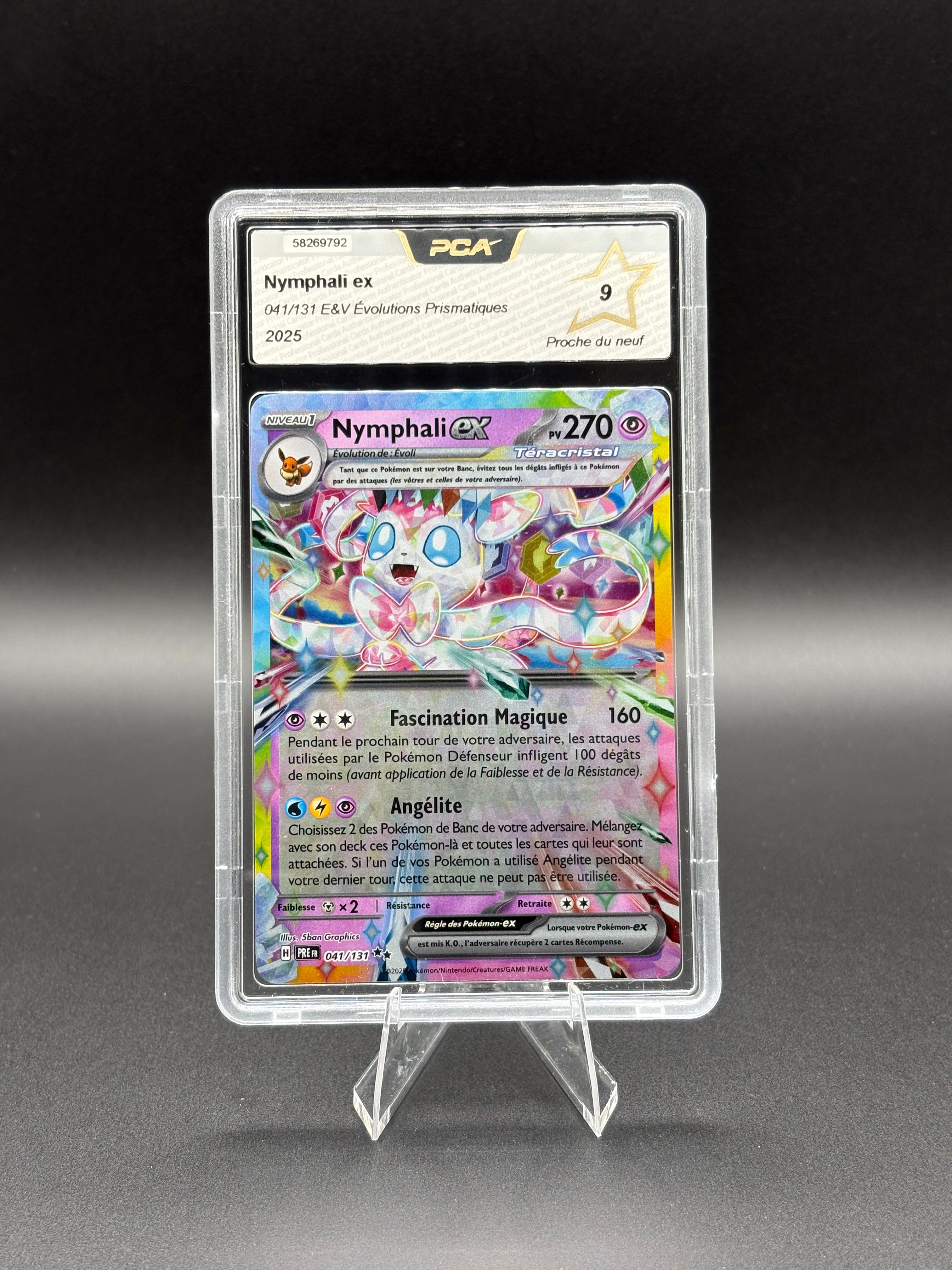 Nymphali EX 041/131 PCA 9 - Carte gradée