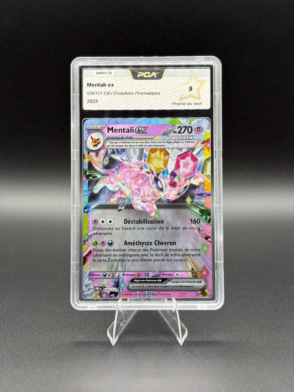 Mentali EX 034/131 PCA 9 - Carte gradée